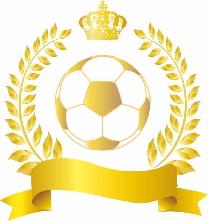  插画 材料黄金足球