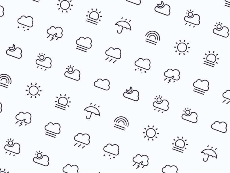 天气和气候图标设置为 ，Climateli天气图标集