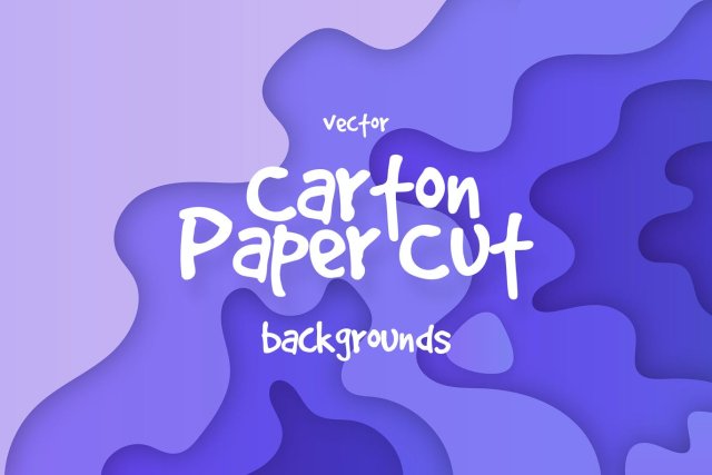 纸板剪纸矢量背景集AI矢量设计素材Cardboard Paper Cut Vector Background Set 纸板剪纸矢量背景集AI矢量设计素材Cardboard Paper Cut Vector Background Set