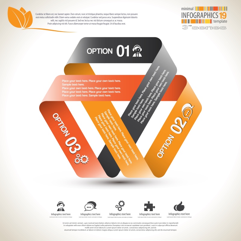 现代设计模板信息图表816