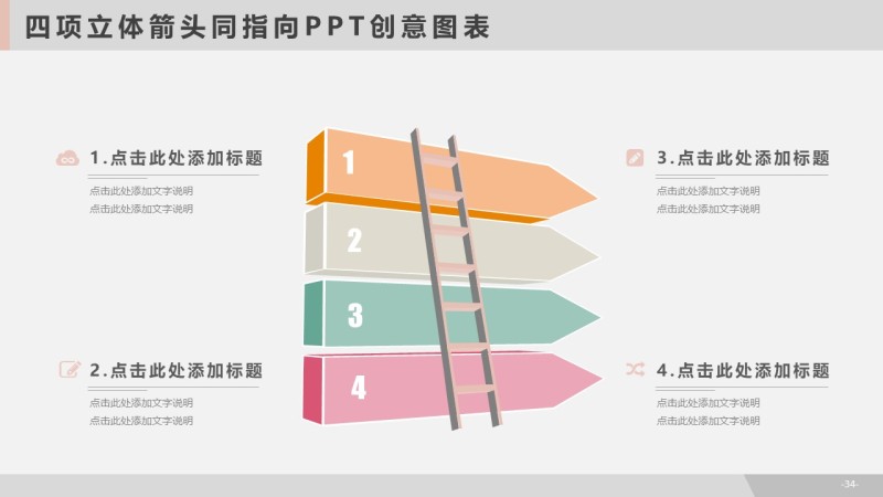 多场景办公PPT信息可视化图表34