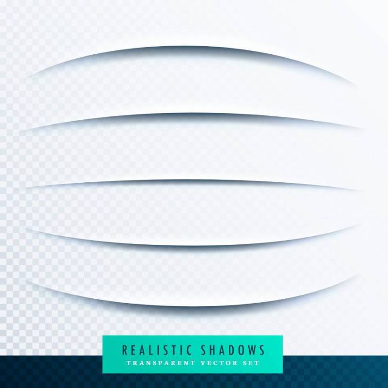 曲线纸阴影效果集合