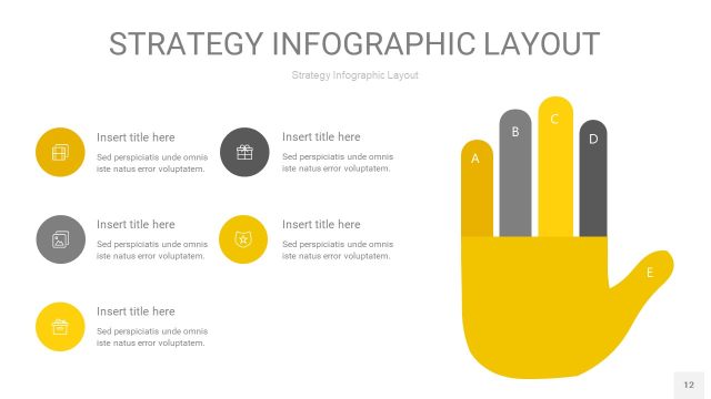 灰黄色战略计划统筹PPT信息图12