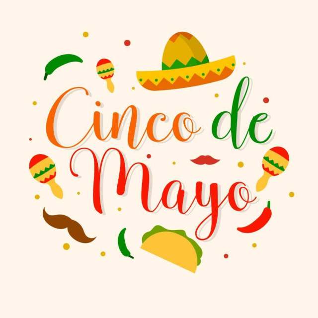 平Cinco De Mayo矢量图