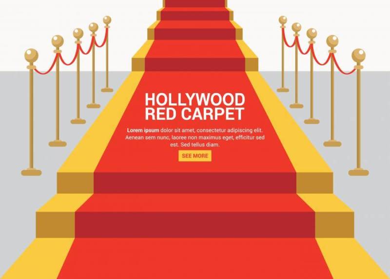 好莱坞红地毯