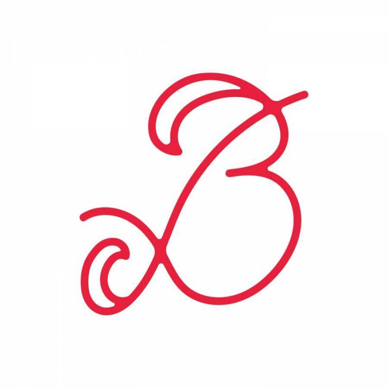 Monoline Letter B