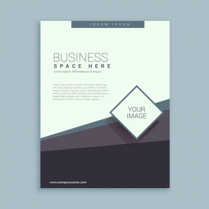 小册子设计业务模板