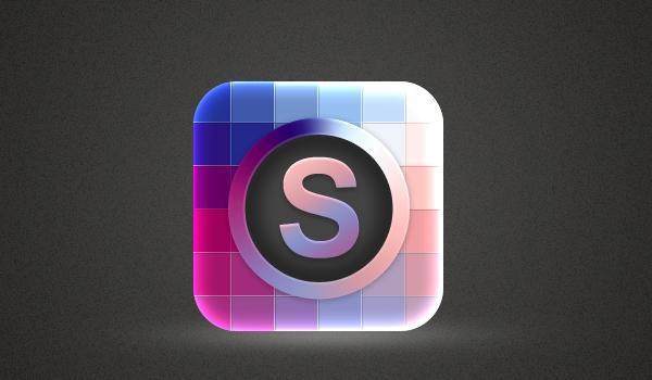 Photoshop制作炫彩格子风格的APP软件图标 Photoshop制作炫彩格子风格的APP软件图标
