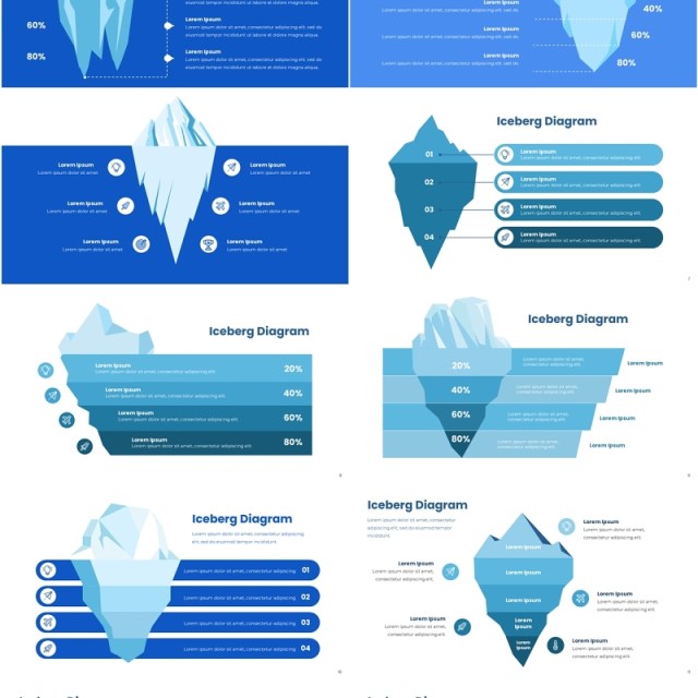 冰山图信息图表PPT模板Iceberg Infographic 冰山图信息图表PPT模板Iceberg Infographic