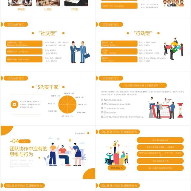 黄色扁平风公司员工管理团队的分工与协助培训PPT模板 黄色扁平风公司员工管理团队的分工与协助培训PPT模板