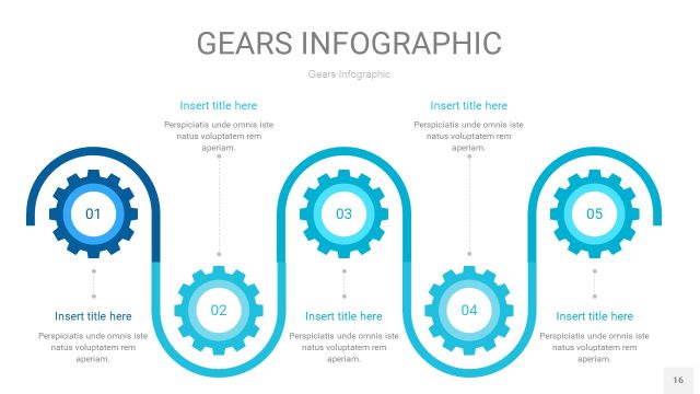 宝石蓝齿轮PPT信息图16