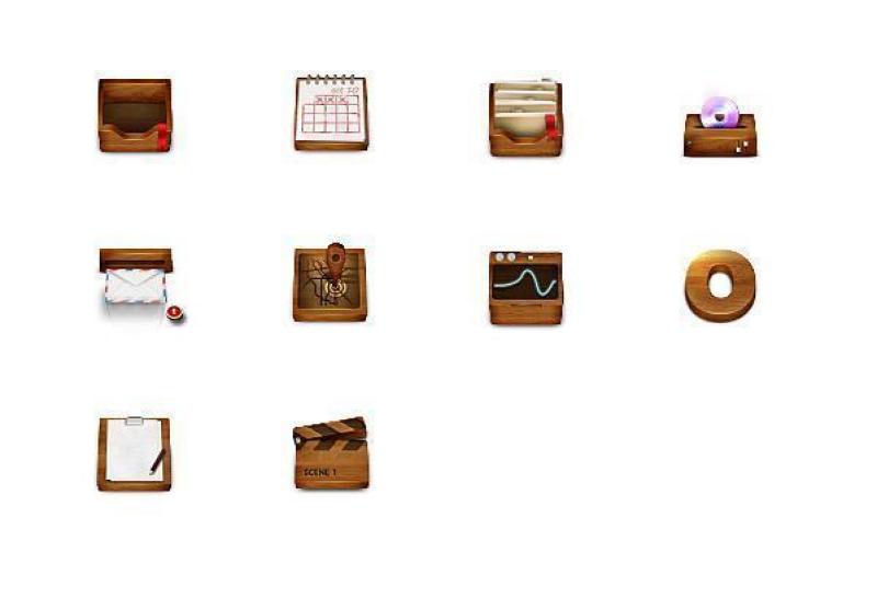 木纹系统小图标