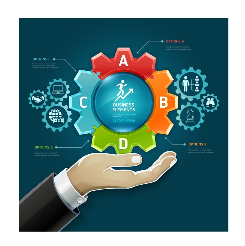 信息图形设计元素34