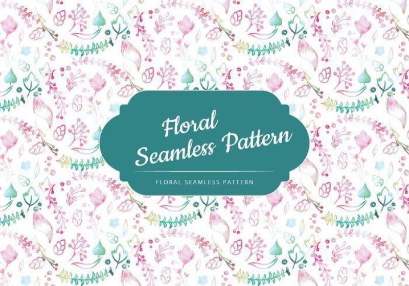 矢量轮廓花卉图案