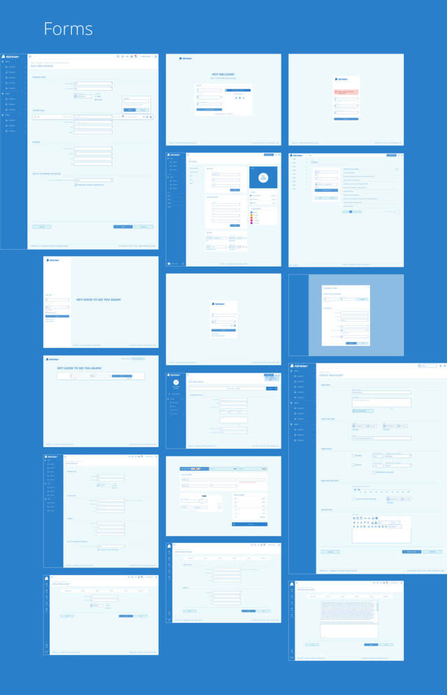 用于Sketch的Web App快速原型设计线框套件,Adminian 2线框套件 用于Sketch的Web App快速原型设计线框套件,Adminian 2线框套件