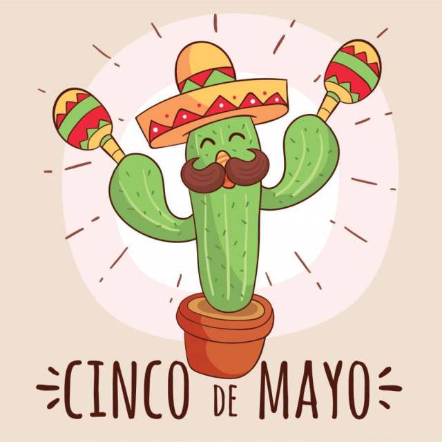 有趣的Cinco De Mayo矢量