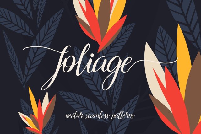 彩色叶子无缝图案AI矢量设计背景素材Colorful Foliage Seamless Patterns 彩色叶子无缝图案AI矢量设计背景素材Colorful Foliage Seamless Patterns