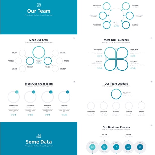 青色创业公司信息图PPT模板Turquoise Business Startup PowerPoint 青色创业公司信息图PPT模板Turquoise Business Startup PowerPoint
