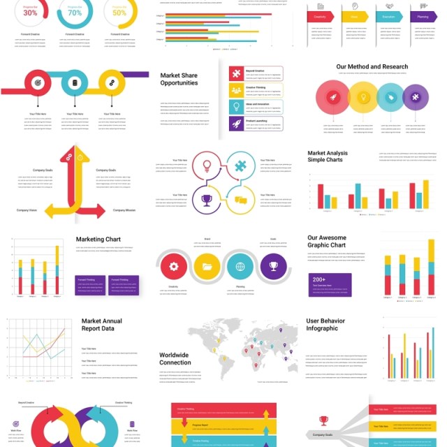 市场研究分析数据PPT素材Infographic 市场研究分析数据PPT素材Infographic
