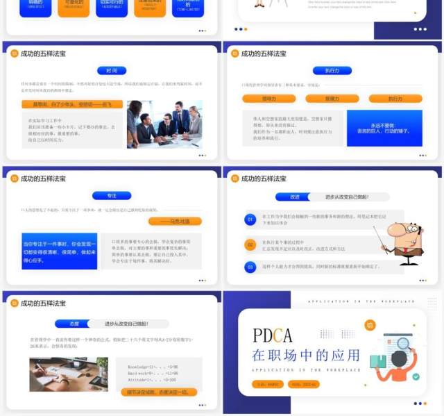 紫色简约风PDCA在职场中的应用PPT模板 紫色简约风PDCA在职场中的应用PPT模板