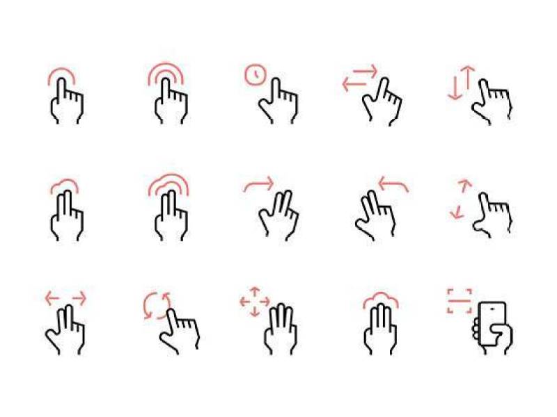 Rena Gesture Icons
