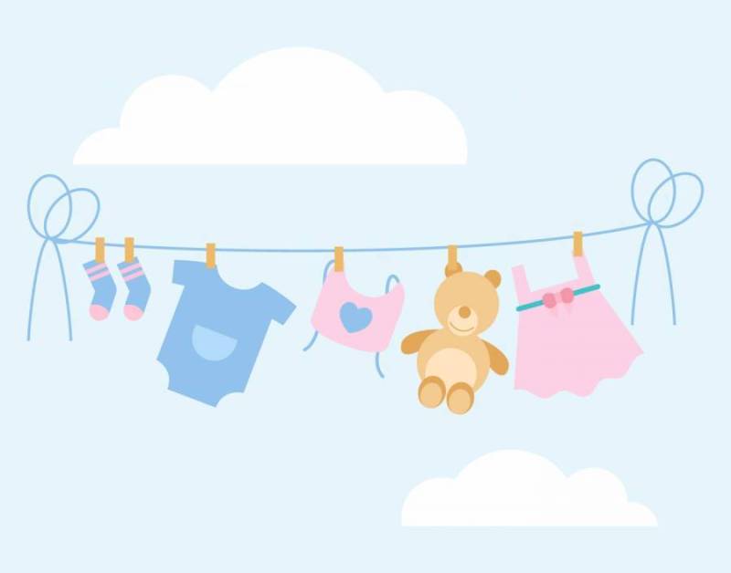 标志性的Babyshower矢量