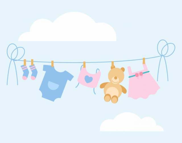 标志性的Babyshower矢量