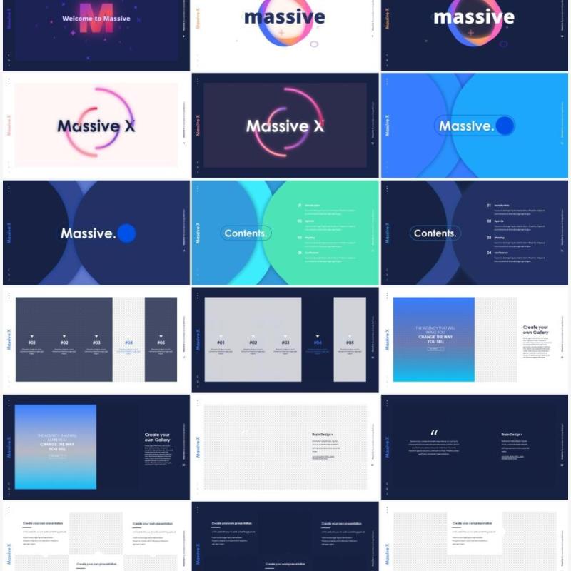 特殊循环PPT幻灯片素材specific looped slides