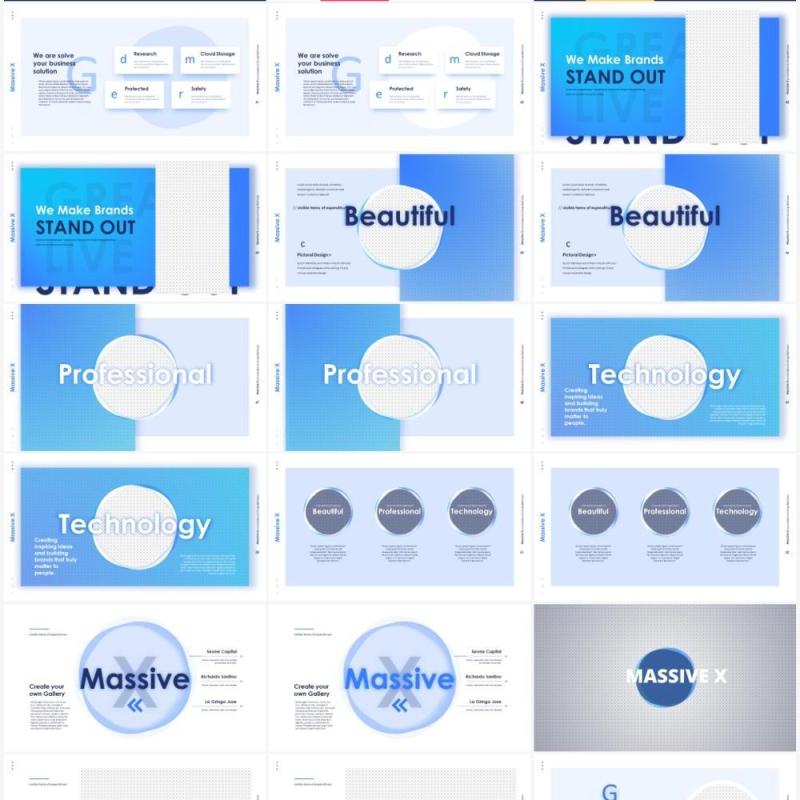 特殊循环PPT幻灯片素材specific looped slides