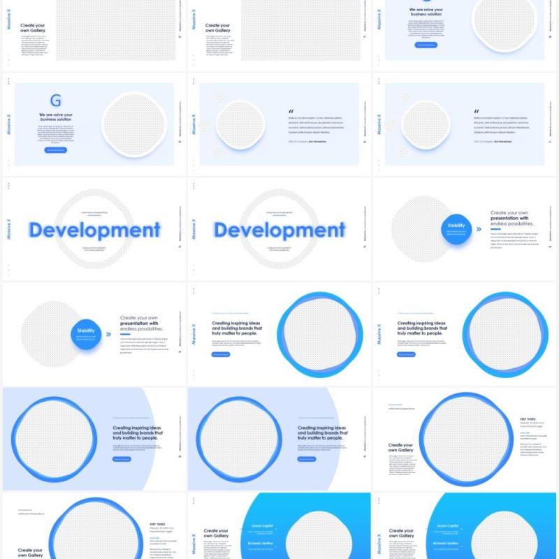 特殊循环PPT幻灯片素材specific looped slides