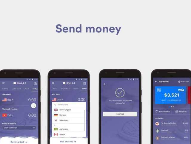 100+完成设计屏幕,用于聊天,社交网络和汇款。,聊天4.0 Material UI KIT 100+完成设计屏幕,用于聊天,社交网络和汇款。,聊天4.0 Material UI KIT