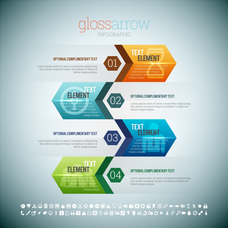 信息图形集合14314