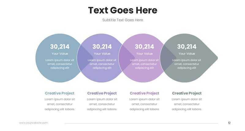 维恩图PPT信息图文氏图Venn Diagram v1