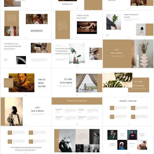 时尚简约图片排版设计摄影集展示PPT模板Olyve Powerpoint 时尚简约图片排版设计摄影集展示PPT模板Olyve Powerpoint