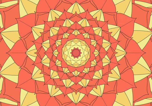 万花筒图案背景图