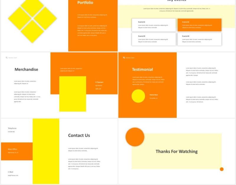 商业商务工作通用PPT图片版式设计素材Business Coach Powerpoint Template