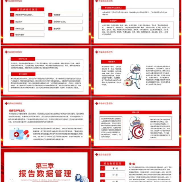 传染病信息报告管理规范动态PPT模板