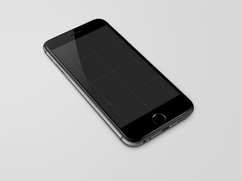 4.7寸iPhone 6模板－Grey