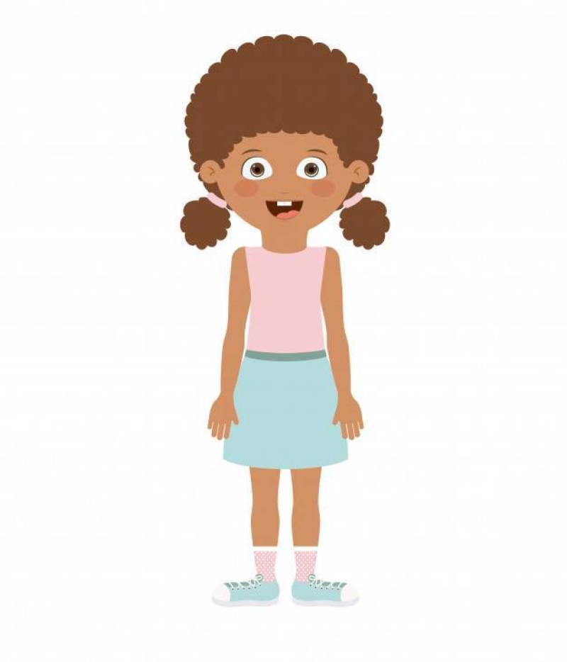 站立在前面被隔绝的象设计的女孩