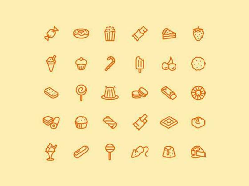 Sweet Treats Icons