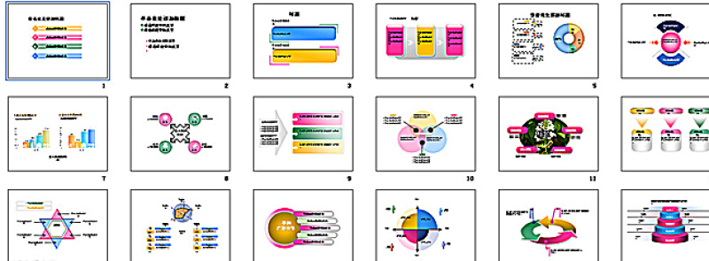 简约PPT  PPT图表