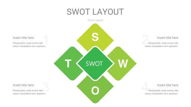 嫩绿色SWOT图表PPT26 嫩绿色SWOT图表PPT26