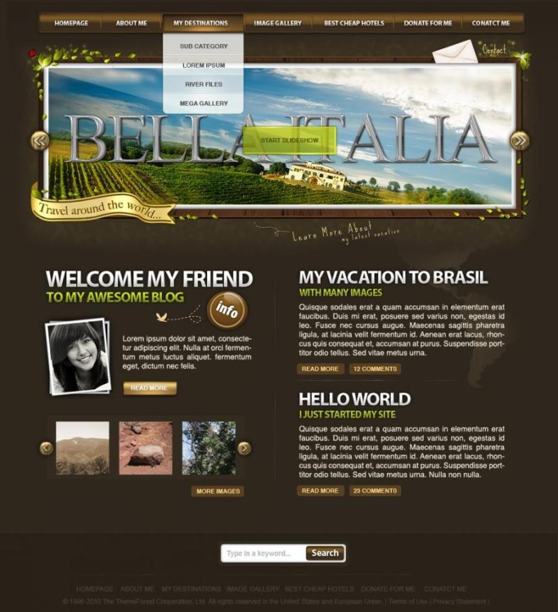 Psd格式&nbsp;wordpress&nbsp;主题模版&nbsp;&nbsp;