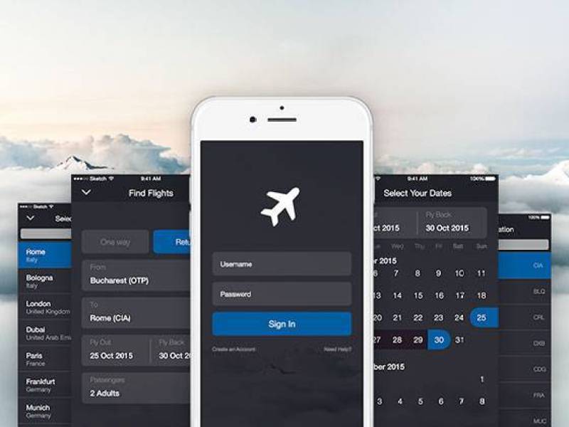 Travel App UI