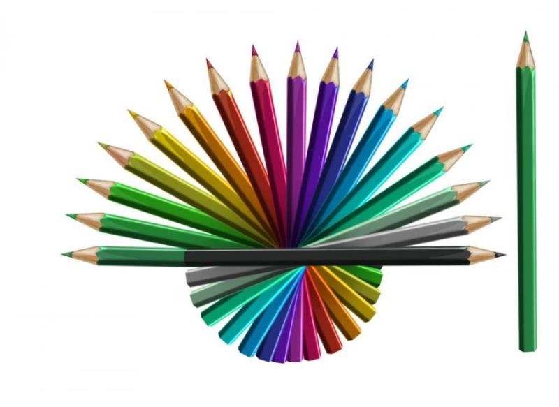 铅笔图形——PSD分层素材