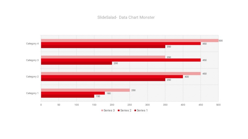 红色数据统计PPT图表-27