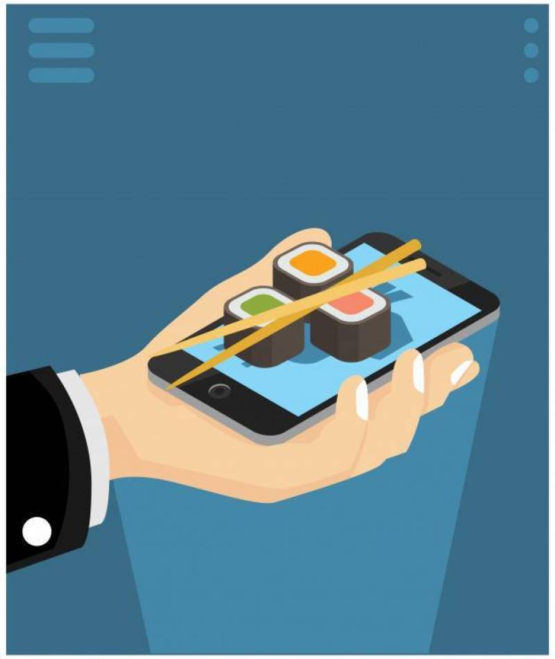 订购食物的等距概念