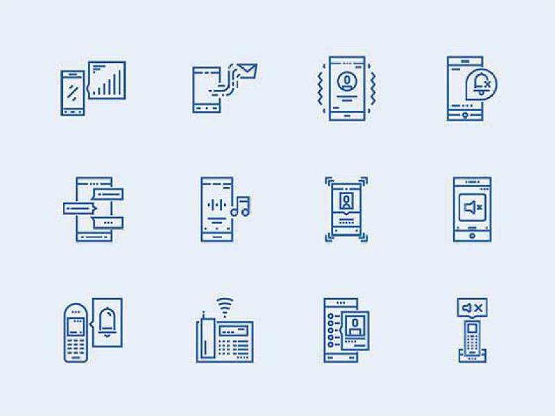 17 枚联系人元素图标