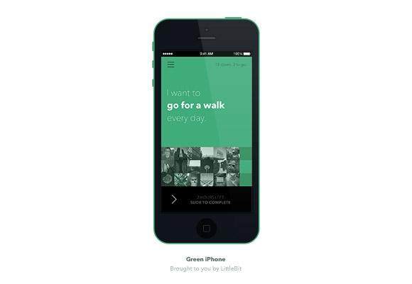 绿色 iPhone 5C模型