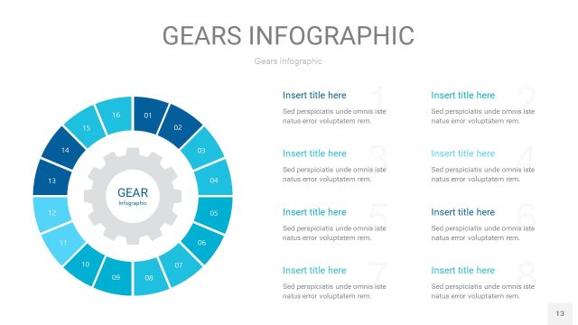 宝石蓝齿轮PPT信息图13